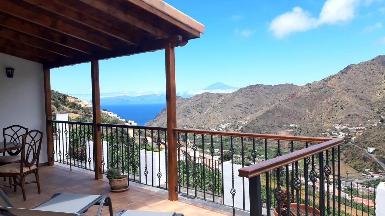 Casa La Sabina Roja 1 - Casa Con Impresionantes Vistas Sobre Hermigua Y El Mar 外观 照片