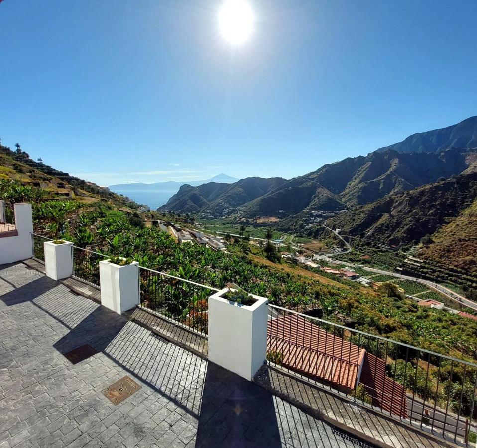 Casa La Sabina Roja 1 - Casa Con Impresionantes Vistas Sobre Hermigua Y El Mar 外观 照片