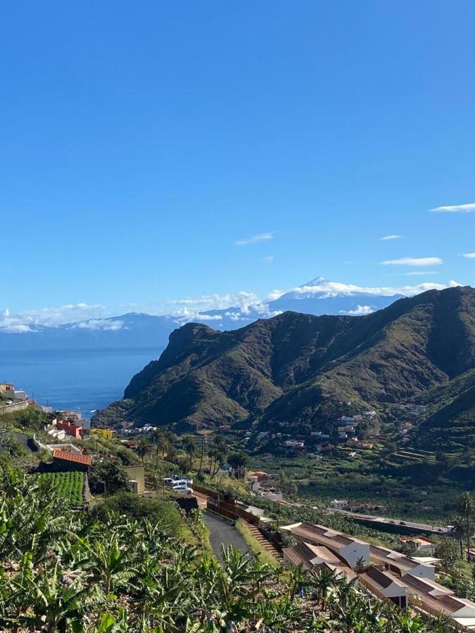 Casa La Sabina Roja 1 - Casa Con Impresionantes Vistas Sobre Hermigua Y El Mar 外观 照片