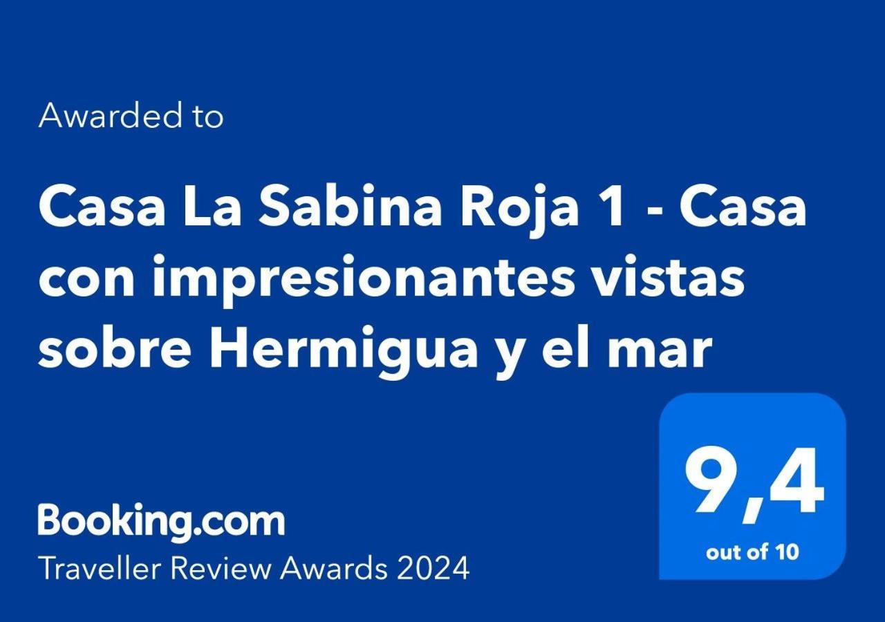 Casa La Sabina Roja 1 - Casa Con Impresionantes Vistas Sobre Hermigua Y El Mar 外观 照片