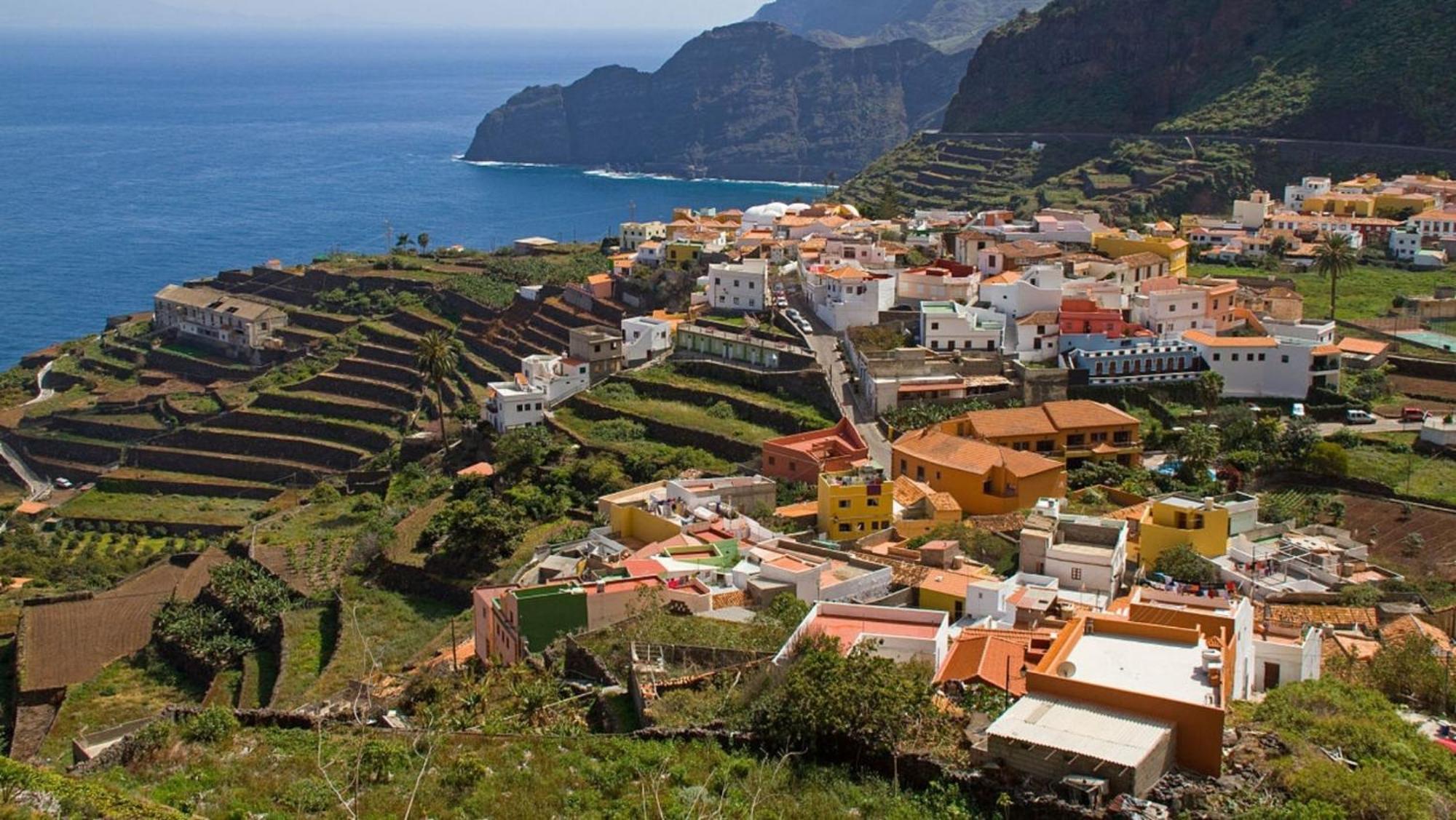 Casa La Sabina Roja 1 - Casa Con Impresionantes Vistas Sobre Hermigua Y El Mar 外观 照片